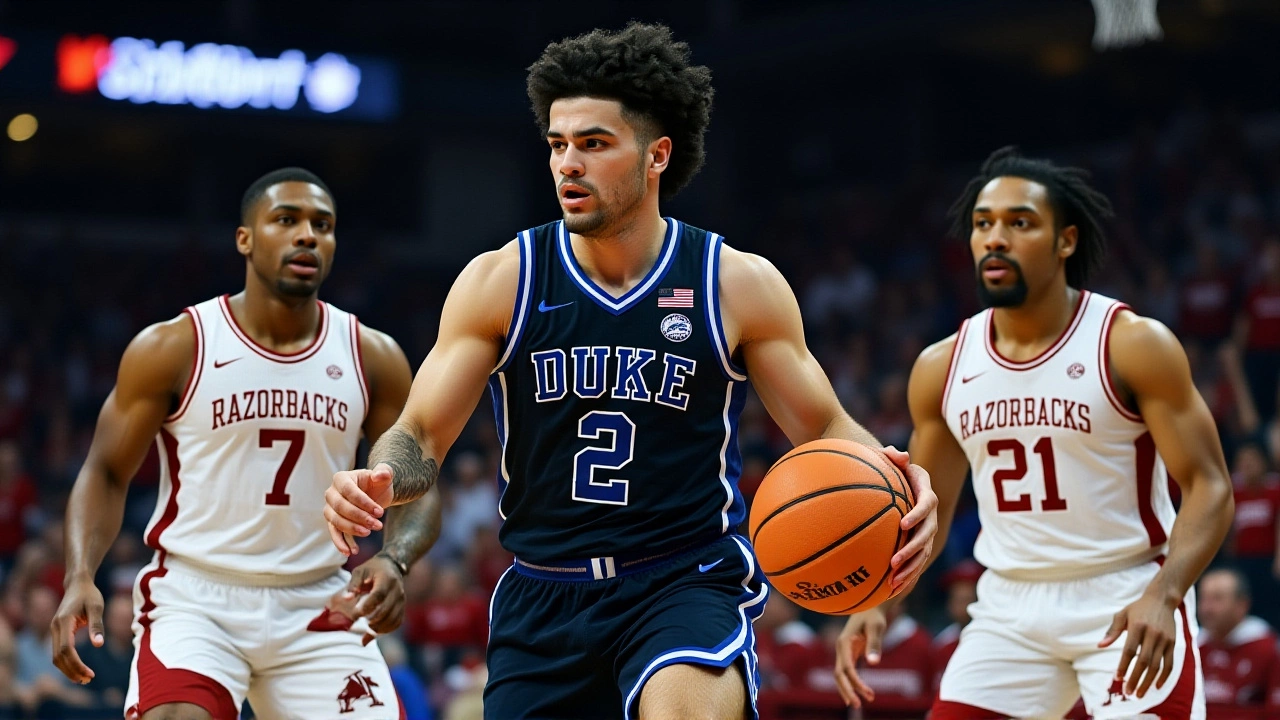 Duke Edges Arkansas 80-71 in Thrilling Thanksgiving Night Showdown at United Center